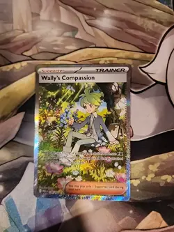 Pokemon TCG Mega Evolution Wally’s Compassion Trainer Card 186/132 Near Mint NM - Image 2