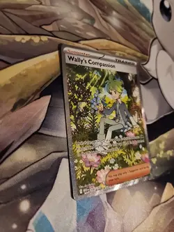 Pokemon TCG Mega Evolution Wally’s Compassion Trainer Card 186/132 Near Mint NM - Image 4