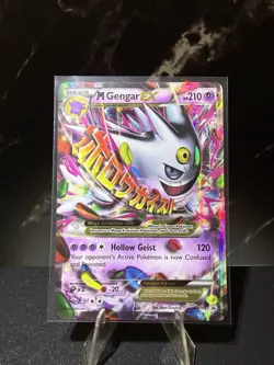 Mega Gengar EX Holo Black Star Promo Card XY166 XY - Image 1