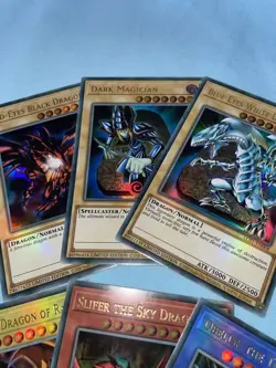 YuGiOh Egyptian God Cards, Obelisk, Blue Eyes (Legendary Collection LC01 Set) - Image 4