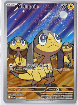 Pokemon Helioptile 143/132 Mega Evolution Illustration Rare Pokemon Card NM - Image 2