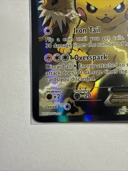 Pikachu EX ULTRA RARE XY124 Star Promo Pokemon Card - Image 2