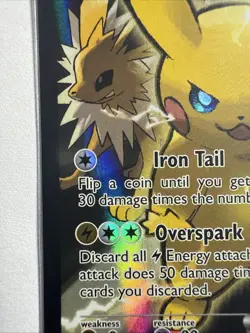Pikachu EX ULTRA RARE XY124 Star Promo Pokemon Card - Image 3