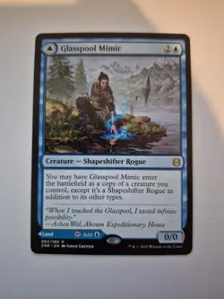1x MTG magic cards Glasspool Mimic Glasspool Shore Zendikar Rising NM x1 - Image 1