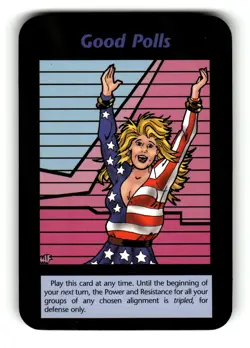 Good Polls Card Base set INWO Illuminati New World Order Game - Image 1