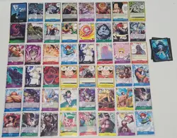 One Piece Trading Card Game Lot Of 48 Read - Image 1