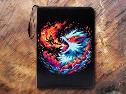 Arcanine Pokemon Inspired Trading Card Binder Case Notebook 50 Sleeves 4 Pocket - Image 4