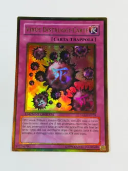 Yugioh ITALIAN Crush Card Virus GLD1-IT038 EN038 Gold Rare MP - Image 1