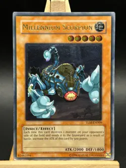 Millennium Scorpion TLM-EN009 Ultimate Rare Yu-Gi-Oh! Card - Image 1