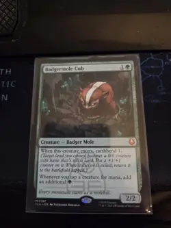 Badgermole Cub NM Magic The Gathering Avatar: The Last Airbinder #0167 - Image 1