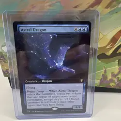 ASTRAL DRAGON (Extended Art) - Near Mint MTG CLB #613 - Image 1