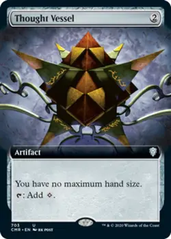 1x Thought Vessel - Foil - Extended Art Moderate Play MTG Magic - Kid Icarus - - Image 1