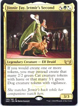#195 Jinnie Fay, Jetmir's Second MTG Streets of New Capenna Rare - Image 1