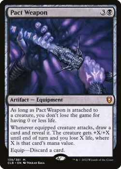 [MTG] Pact Weapon (Foil) (139) (CLB) NM - Image 1