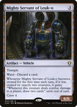 [MTG] Mighty Servant of Leuk-o (Foil) (324) (CLB) NM - Image 1