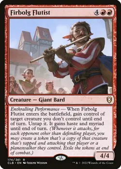 [MTG] Firbolg Flutist (Foil) (174) (CLB) NM - Image 1