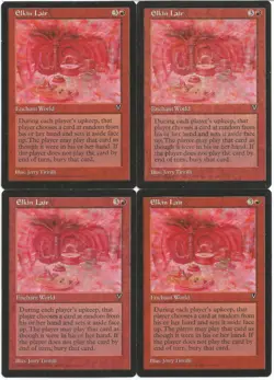 MTG Elkin Lair x4 Visions Rare LP/Played Reserved List - Image 1