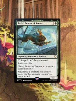 Toski, Bearer of Secrets Commander: Bloomburrow NM MTG - Image 1