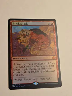 Sneak Attack X1 FOIL DMR MTG Dominaria Remastered - Image 1