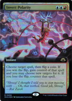 MTG Invert Polarity (Extended Art) (459) | NM Foil | Modern Horizons 3 {MH3} - Image 2