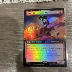 Zuko Firebending Master Extended art Foil Avatar The Last Airbender - Image 1