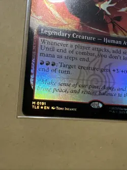 MTG Avatar Roku, Firebender TLE 0191 M NM FOIL Extended Art - Image 3