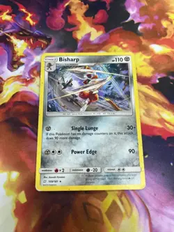 Bisharp 105/181 Sm-Team Up Regular MP-Moderately Played Pokemon TCG - Image 1