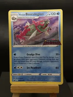 Pokemon Hisuian Basculegion SWSH205 STAMPED Promo Astral Radiance NM - Image 1