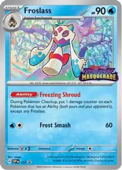 Froslass - SVP117 - SVP Black Star Promos NM, English Pokemon SVP Black Star Pro - Image 1