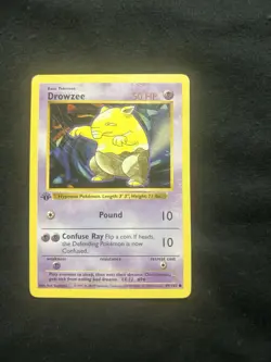 Drowzee 1st Edition [Non-Holo] - #48/102 1999 - Pokemon Base Set - Image 1