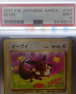 Pokemon Japanese Jungle EEVEE #133 - PSA 9 YOU NEED THIS.... - Image 3