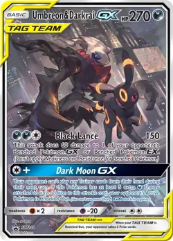 Umbreon & Darkrai GX SM241 Sm Holo for sale online - Image 3