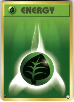 1999 Heavy Played Pokemon Grass Energy Bulbasaur Deck Japanese - Image 1