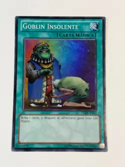Yugioh SPANISH Upstart Goblin TU08-SP004 EN004 Super Rare Promo LP - Image 1