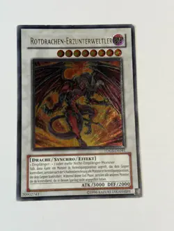 Yugioh GERMAN Red Dragon Archfiend TDGS-DE041 EN041 Ultimate Rare Unlimited MP - Image 1