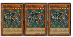 Yugioh- 3X Cyber Ogre - Common - 1st Edition - CDIP-EN004 - Near Mint - Image 1
