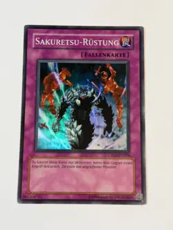 Yugioh GERMAN Sakuretsu Armor CP01-DE004 EN004 Super Rare Promo MP - Image 1
