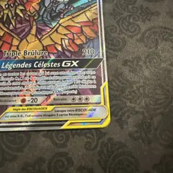 (French) Moltres Zapdos Articuno SM210 GX Tag Team Hidden Fates Promo Card - Image 3