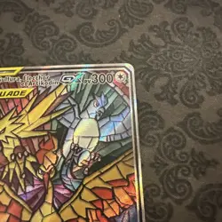 (French) Moltres Zapdos Articuno SM210 GX Tag Team Hidden Fates Promo Card - Image 4