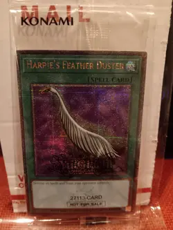 Yu-Gi-Oh! Harpie's Feather Duster 18144506 - Quarter Century Rare - 27113-Card - Image 1