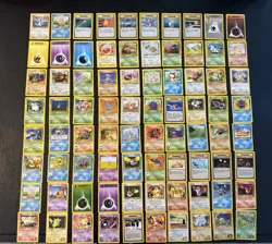 80 Card Vintage Pokemon Card Lot Base Set Jungle Fossil Base Set 2 Rocket Gym - Image 1