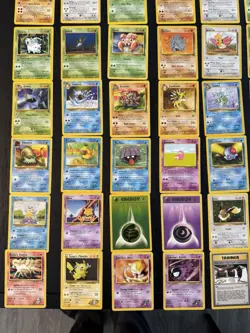 80 Card Vintage Pokemon Card Lot Base Set Jungle Fossil Base Set 2 Rocket Gym - Image 5
