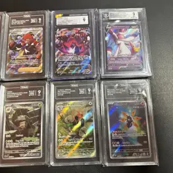 10 Card Graded Pokemon Card Lot TAG, Beckett, And CGC Victini, Dark Sylveon, Etc - Image 3