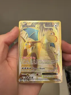 Pokemon TCG Dragonite-EX Evolutions Full Art Holo Card 106/108 Ultra Rare - Image 1