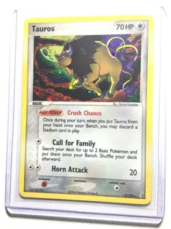 TAUROS - 12/100 - EX Crystal Guardians - Holo - Pokemon Card - NM - Image 1