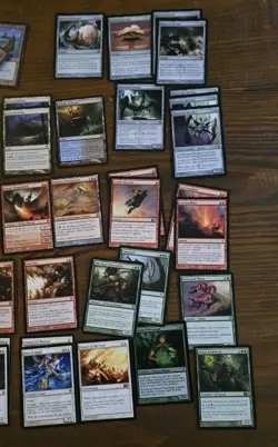 Magic The Gathering Mixed Lot Vintage 40+ Card Lot Played Condition - Image 4