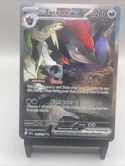 Pokemon Card TCG - N's Zoroark EX 185/159 - Journey Together - SIR - LP ⭐⭐ - Image 2