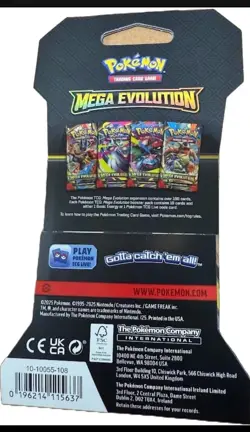 Pokemon Mega Evolution Booster Pack - 10 Cards / Pack - Random Art - SEALED - Image 2