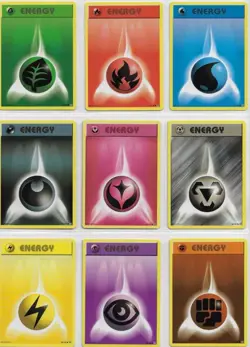 POKEMON XY Evolutions NM COMPLETE SET Com NON-holo Basic ENERGY CARDS - Lot of 9 - Image 1
