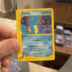 Pokemon Squirtle TCG Expedition Base Set Card 132/165 - Image 1